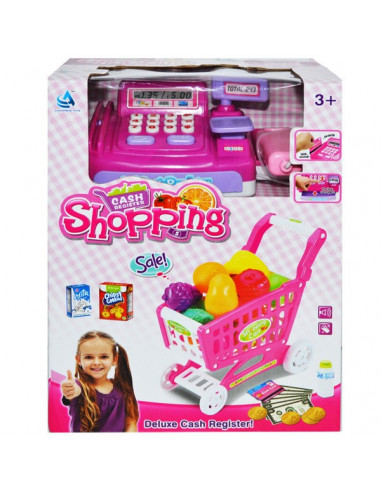 Set Supermarket Si Casa De Marcat Cu Baterii,24007