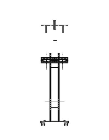 Stand TV mobil Blackmount BM-T15A cu suport camera 7901 , diagoanle 30"-63", max.40 kg