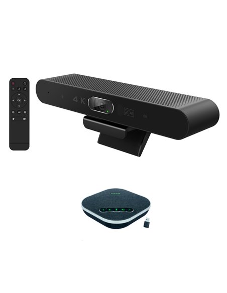 Pachet videoconferinta cu Webcam All-in-one ,EVOVIEW TRACK 4K,autotracking si SV15B Speakerphone, eligibil cu PNRAS/PNRR