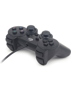GAMEPAD cu fir GEMBIRD, 2x console, PC, USB, negru 2