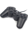 GAMEPAD cu fir GEMBIRD, 2x console, PC, USB, negru