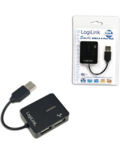 HUB extern LOGILINK, porturi USB: USB 2.0 x 4, conectare prin