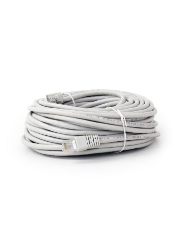 PATCH CORD UTP GEMBIRD Cat6, cupru-aluminiu, 20 m, gri, AWG26