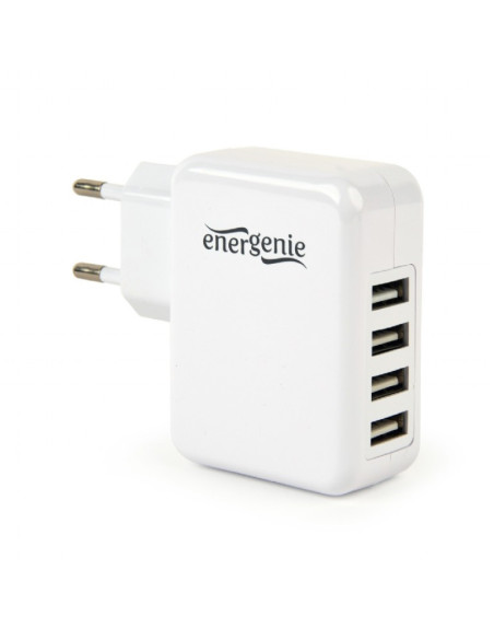 ALIMENTATOR retea 220V GEMBIRD, universal, 4 x USB, maxim 3.1A