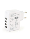 ALIMENTATOR retea 220V GEMBIRD, universal, 4 x USB, maxim 3.1A
