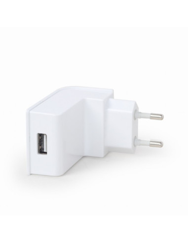 ALIMENTATOR retea 220V GEMBIRD, universal, 1 x USB, 2.1A, alb