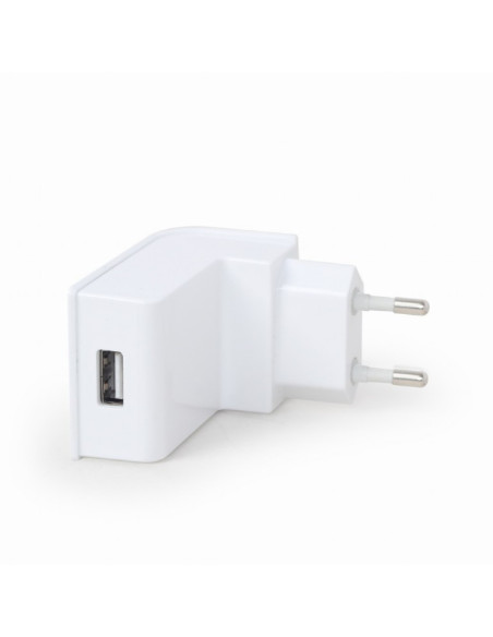 ALIMENTATOR retea 220V GEMBIRD, universal, 1 x USB, 2.1A, alb