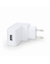 ALIMENTATOR retea 220V GEMBIRD, universal, 1 x USB, 2.1A, alb