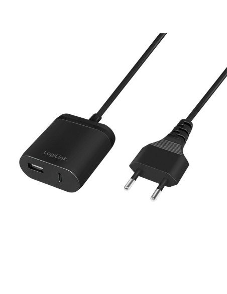 ALIMENTATOR retea 220V LOGILINK, universal, 1 x USB-C, 1 x