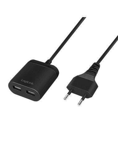 ALIMENTATOR retea 220V LOGILINK, universal, 2 x USB-A, maxim