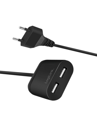 ALIMENTATOR retea 220V LOGILINK, universal, 2 x USB-A, maxim