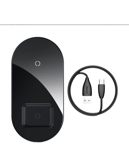 INCARCATOR wireless Baseus Simple 2 in 1 Qi 18W