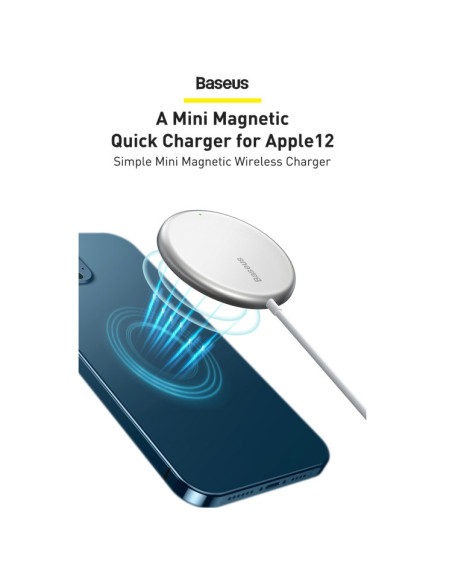 INCARCATOR wireless Baseus Simple mini magnetic Qi 15W