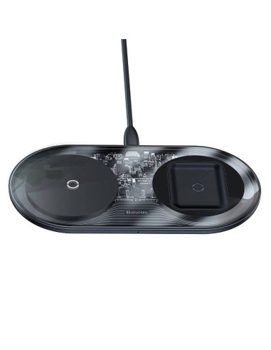 INCARCATOR wireless Baseus Simple 2 in 1 Qi 18W