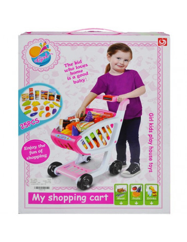 Set Carucior Cumparaturi Cu Accesorii,23453