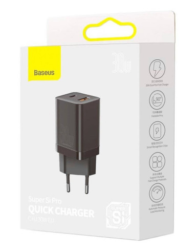 INCARCATOR retea Baseus Super Si Pro, Quick Charge 30W, 1 x USB