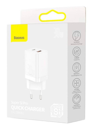INCARCATOR retea Baseus Super Si Pro, Quick Charge 30W, 1 x USB