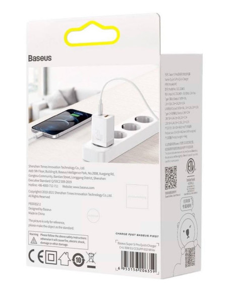 INCARCATOR retea Baseus Super Si Pro, Quick Charge 30W, 1 x USB