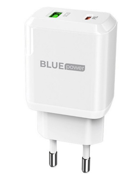 Incarcator Retea cu cablu USB Type C - Lightning Blue Power