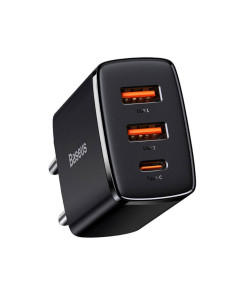 INCARCATOR RETEA Baseus Compact, Quick Charge 30W, 2 x USB