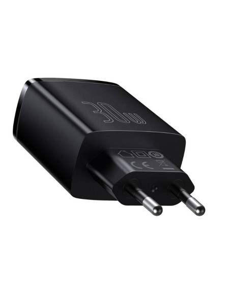 INCARCATOR RETEA Baseus Compact, Quick Charge 30W, 2 x USB