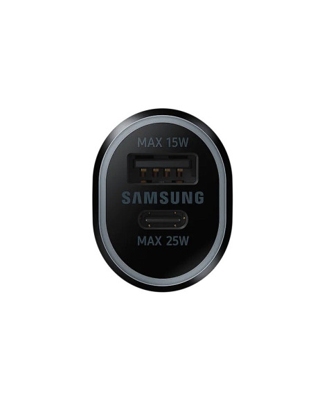 Samsung Car Charger 1x USB-C 25W, 1x USB-A 15W Super Fast