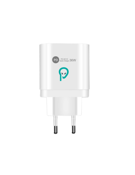 ALIMENTATOR retea SPACER Quick Charge 36W, 1 x USB Type-C 20W +