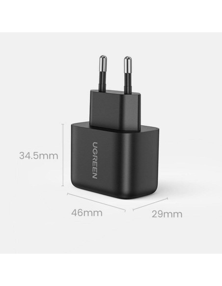 INCARCATOR retea Ugreen, "CD250" Quick Charge 25W, 1 x USB