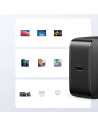 INCARCATOR retea Ugreen, "CD217" Quick Charge 65W GaN, 1 x USB