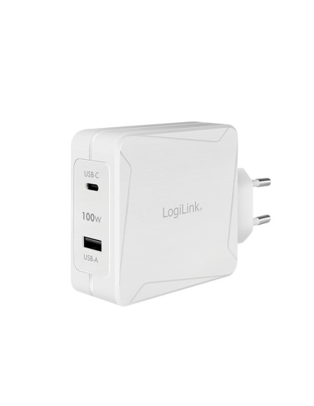 ALIMENTATOR retea 220V LOGILINK, universal, 1 x USB-C, 1 x