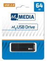 USB Flash Drive MyMedia, USB 2.0, 64GB, Negru "69263" (include