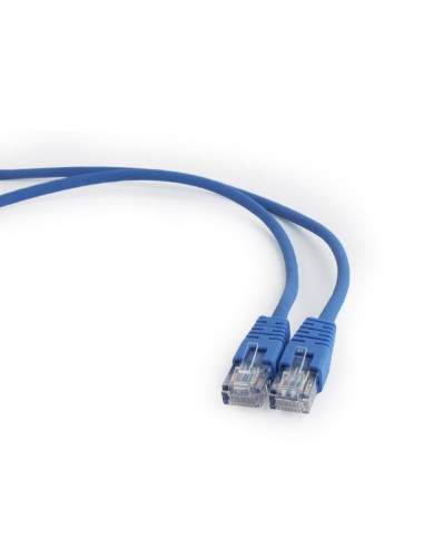 PATCH CORD UTP GEMBIRD Cat5e, cupru-aluminiu, 0.5 m, albastru