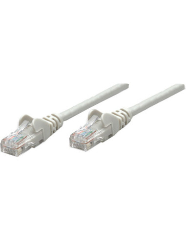 PATCH CORD UTP INTELLINET Cat5e, cupru-aluminiu, 0.5 m, alb