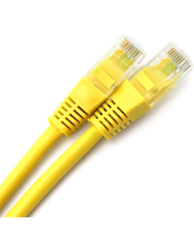 PATCH CORD UTP SPACER Cat5e, cupru-aluminiu, 3 m, galben