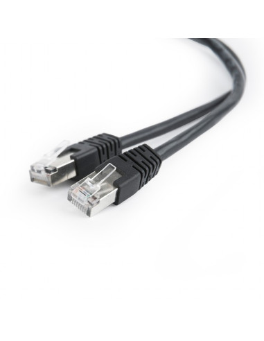 PATCH CORD UTP SPACER Cat5e, cupru-aluminiu, 10 m, negru