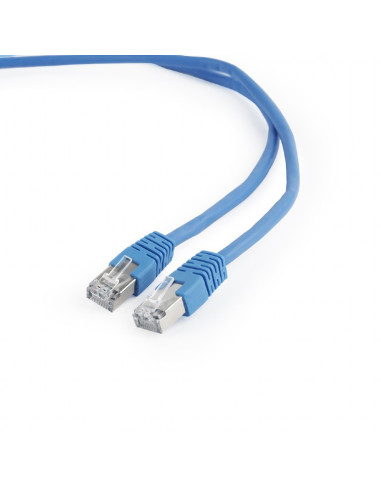 PATCH CORD FTP GEMBIRD Cat6, cupru-aluminiu, 0.5 m, albastru
