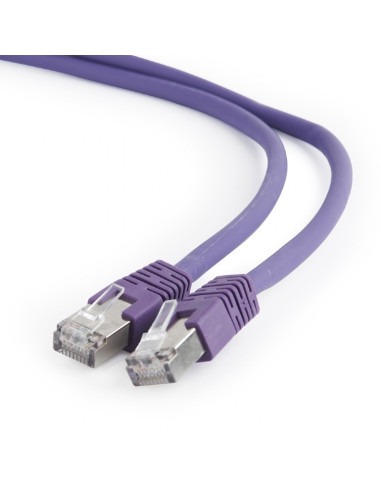 PATCH CORD S/FTP GEMBIRD Cat6a, LSZH, cupru, 1 m, violet