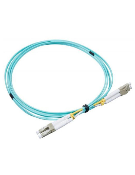 LANmark-OF Slimflex Patch Cord DSC-DLC OM4 LSZH 2m Aqua