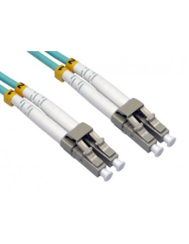 LANmark-OF Slimflex Patch Cord DSC-DLC OM4 LSZH 2m Aqua