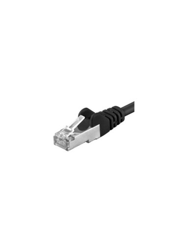 Patchcord SFTP RJ45-RJ45 Cat.6A, 0.25m, negru