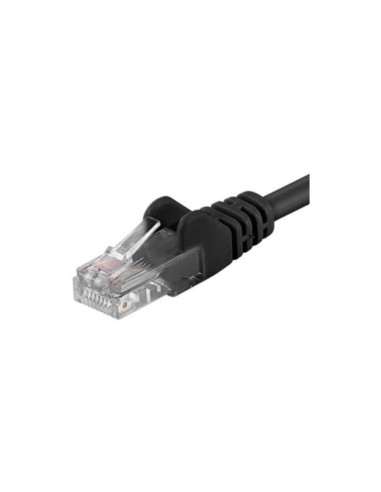 Patchcord UTP RJ45-RJ45 Cat.5e 0.25m, negru