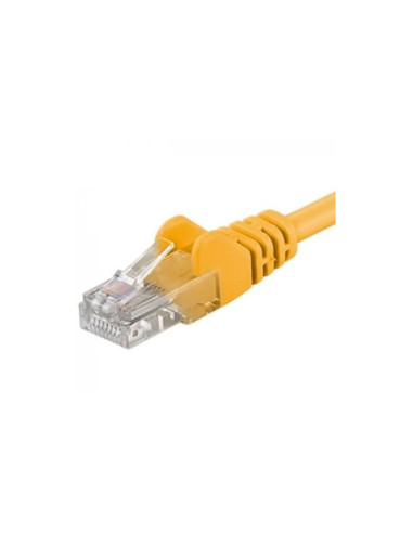 Patchcord UTP RJ45-RJ45 Cat.5e 1m, galben