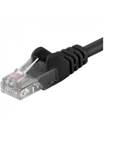 Patchcord UTP RJ45-RJ45 Cat.5e 1m, negru