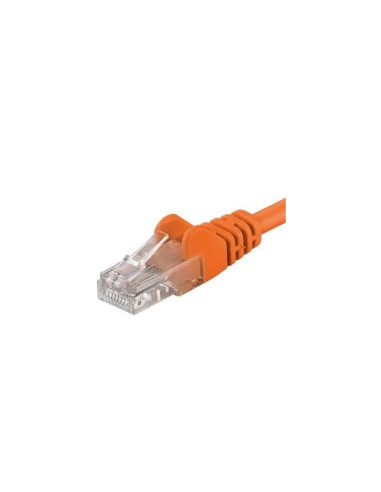 Patchcord UTP RJ45-RJ45 Cat.5e 1m, portocaliu