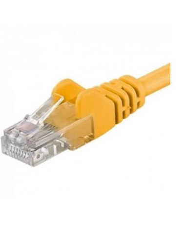 Patchcord UTP RJ45-RJ45 Cat.6, 0.25m, galben
