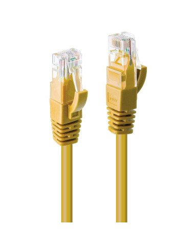 Cablu Lindy 1m Cat.6 U/UTP, Yellow, "LY-48062" (include TV 0.06