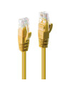 Cablu Lindy 1m Cat.6 U/UTP, Yellow, "LY-48062" (include TV 0.06