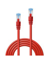 Cablu Lindy 1m Cat.6A S/FTP LSZH, Red, "LY-47162" (include TV