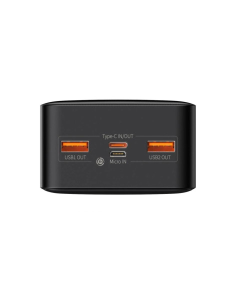 POWER BANK Baseus Bipow Digital Display, 30000mAh, PD 20W, 2 x