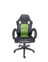 SCAUN GAMING SPACER imitatie piele & material textil, black &